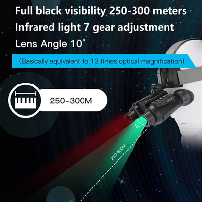 NV8300 Head-mounted Night Vision Naked Eye 3D Effect Binocular Night Vision Telescope Adjustable Interpupillary Distance