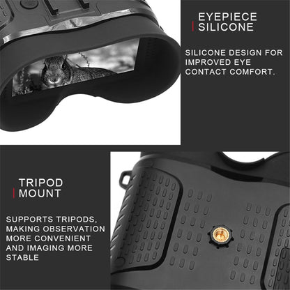 NV8160 Head Mounted Night Vision 8X Digital Zoom Hands-free Tactical Helmet Goggles 1080P HD Infrared Binoculars