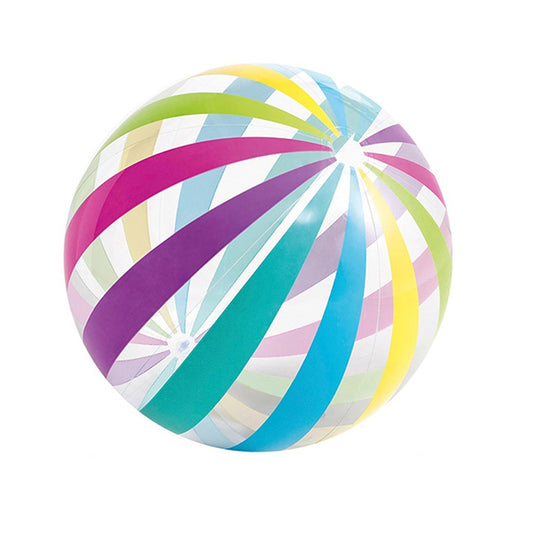 27cm Inflatable Beach Ball Multi-color PVC Water Toy for Summer Outdoor Swimming Pool