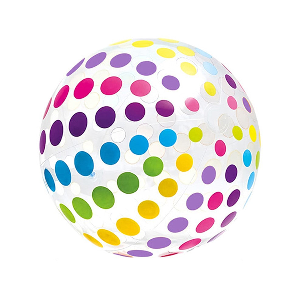 27cm Inflatable Beach Ball Multi-color PVC Water Toy for Summer Outdoor Swimming Pool