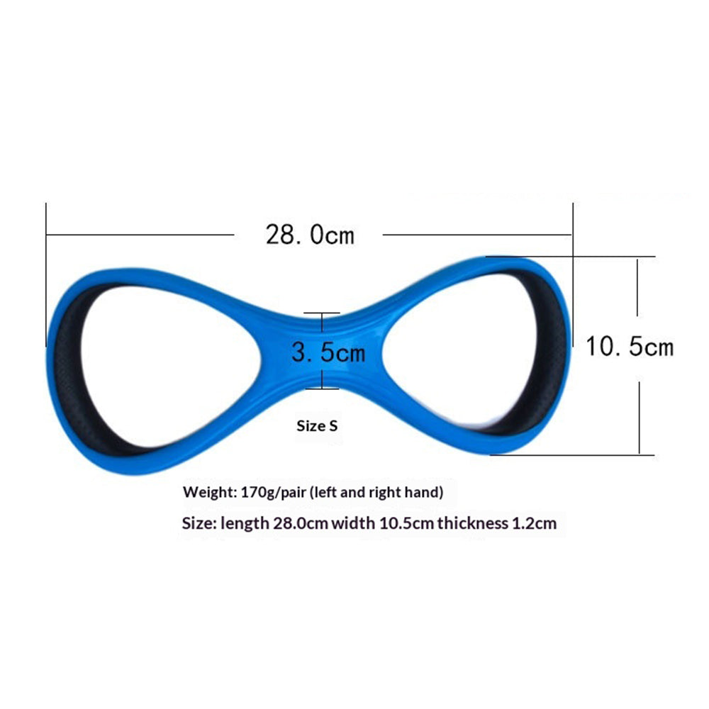 1 Pair Forearm Fulcrum Swim Training Fin Corrective Swimming 8 Word Gear Freestyle Trainer