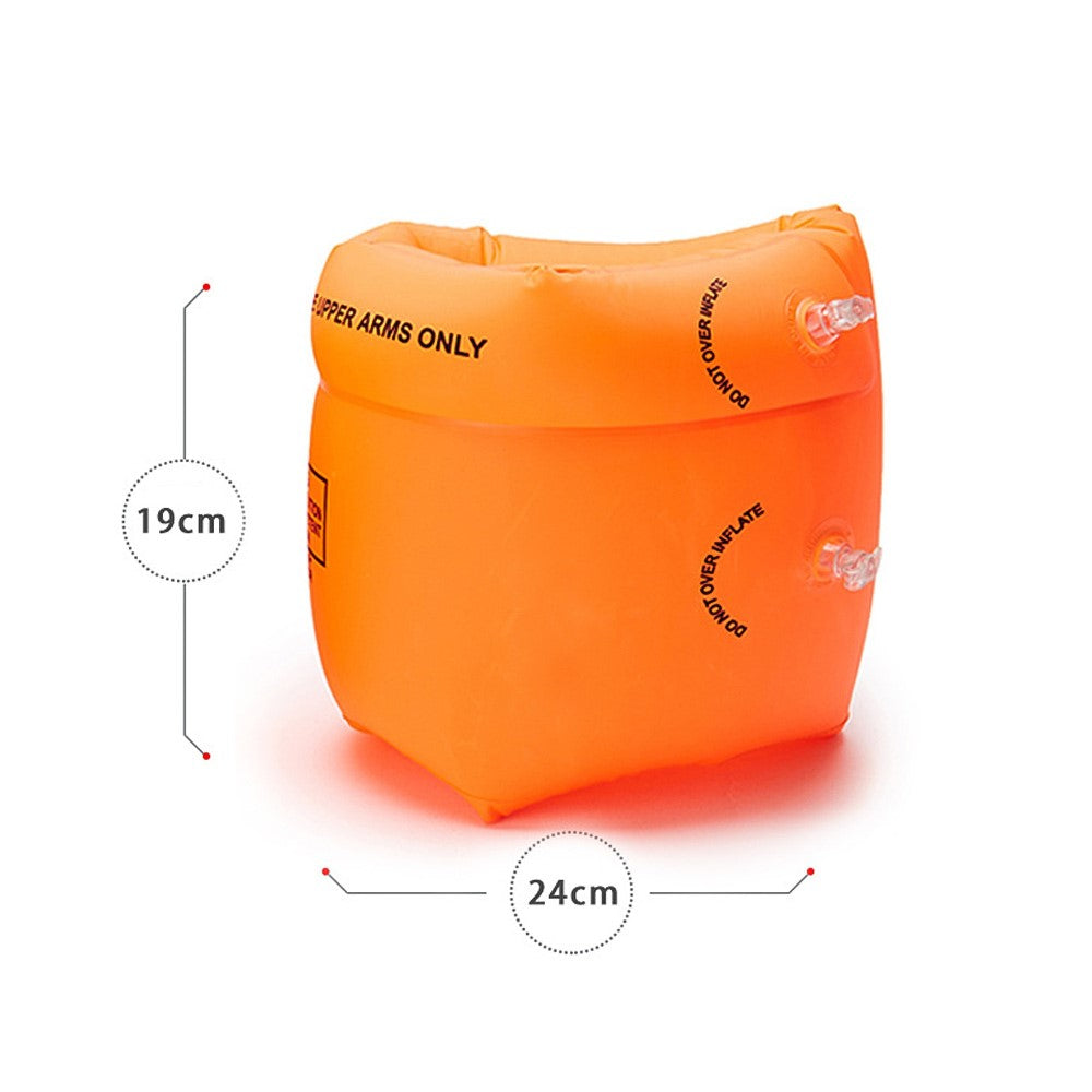 MT.MART YX-006 1 Pair PVC Swimming Arm Band Inflatable Armband Swimming Pool Arm Floating Sleeve