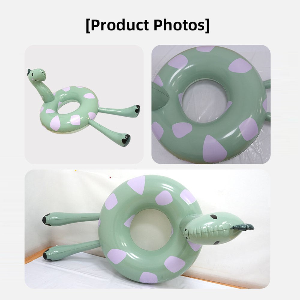Dinosaur Design Inflatable Pool Float PVC Swimming Ring Rest Seat Adults Large Size Thick Swim Tube