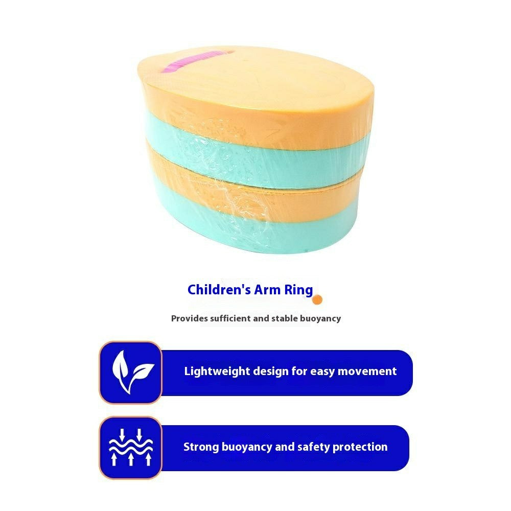 LXSBQ 1 Pair Children Swimming Arm Ring Thicken EVA Pool Swim Floats