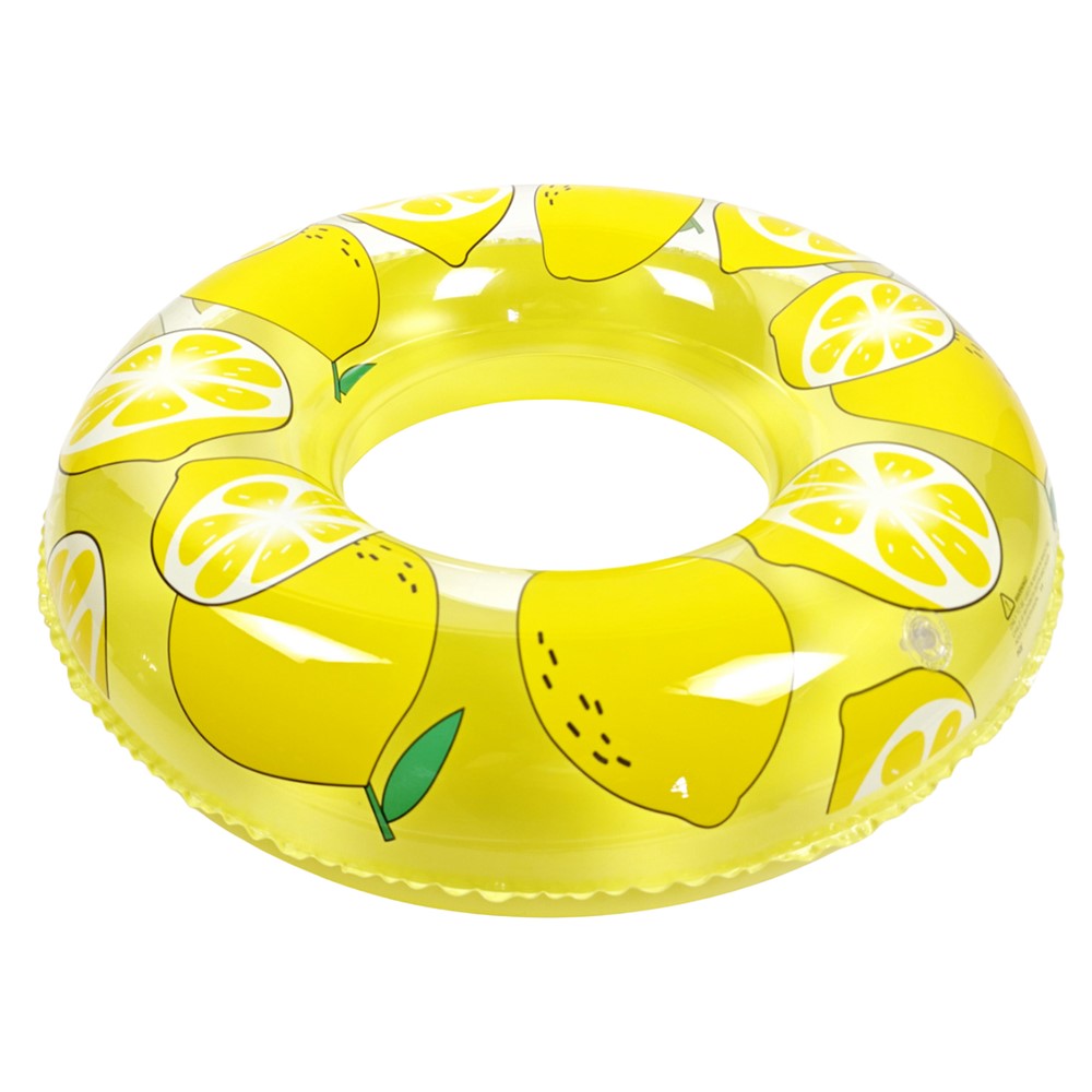 Thickened Lemon Inflatable Swimming Ring Pool Float for Adult Water Fun Summer Beach Toy