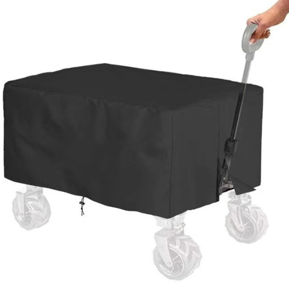 97 x 61 x 56cm Outdoor Folding Wagon Cart Cover 210D Oxford Cloth Camping Cart Waterproof Cover