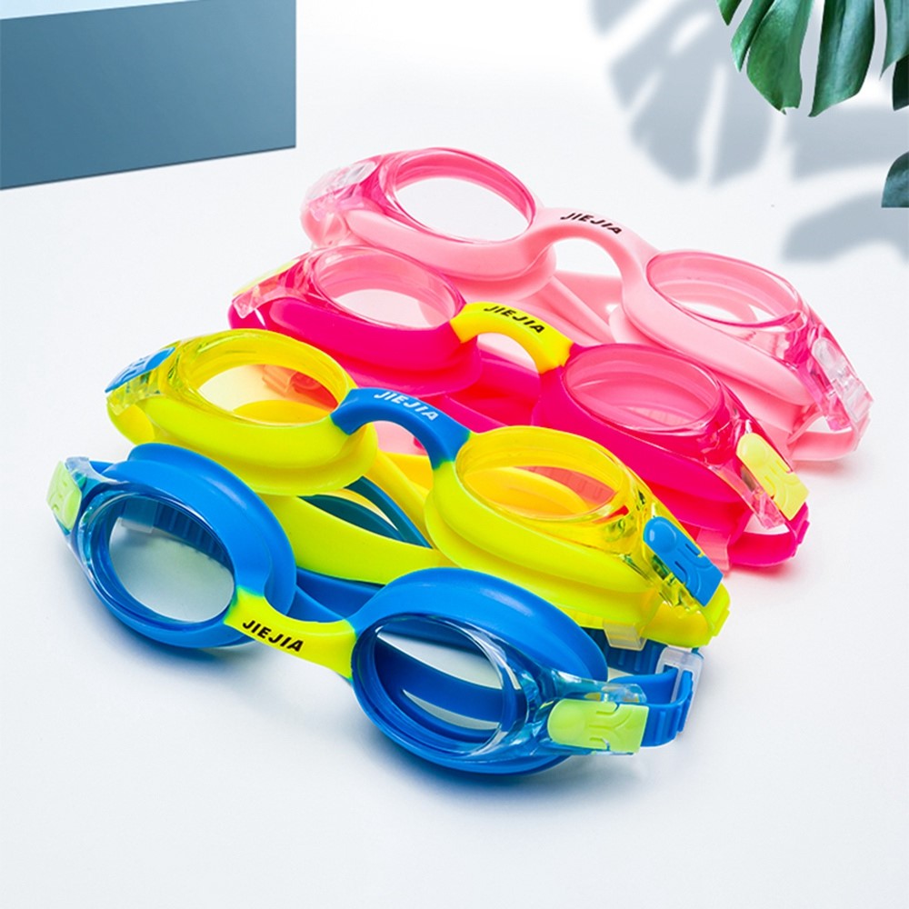 JIEJIA J2670 Kids HD Swimming Goggles Waterproof Glasses Children Anti-Fog Anti-UV Eyeglasses