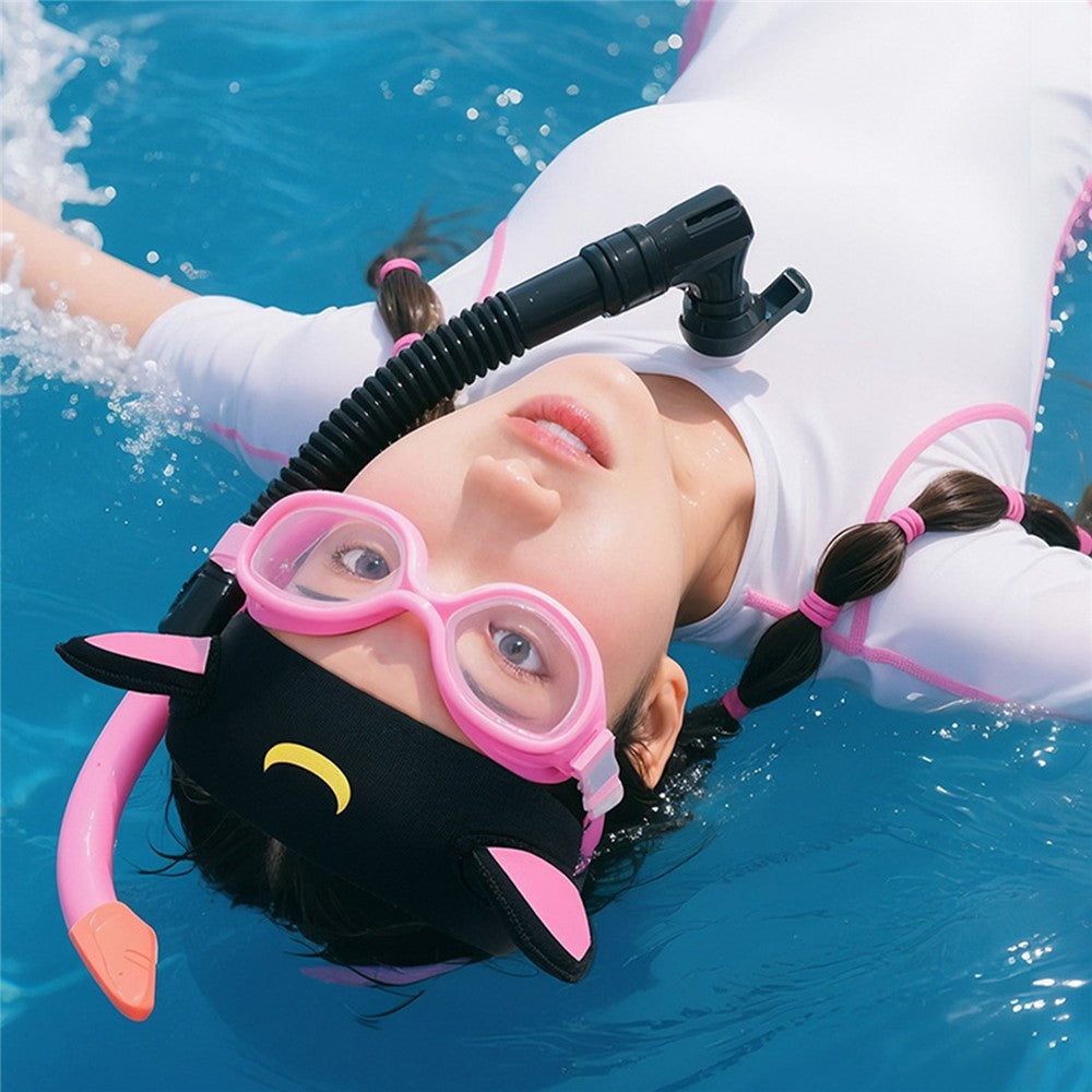 GOLOVEJOY XTJ161 Cat Ear Swimming Headband Women Neoprene Quick Dry Sports Hair Band