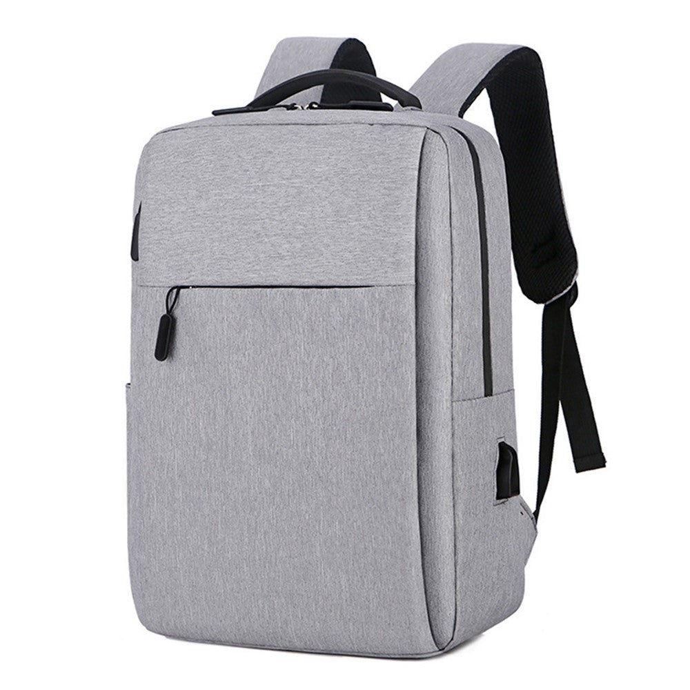 Casual Nylon Oxford Cloth Backpack Waterproof Laptop Dual Shoulders Bag with USB Port
