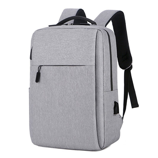 Casual Nylon Oxford Cloth Backpack Waterproof Laptop Dual Shoulders Bag with USB Port