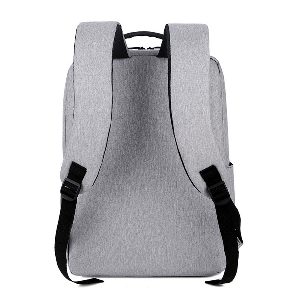Casual Nylon Oxford Cloth Backpack Waterproof Laptop Dual Shoulders Bag with USB Port
