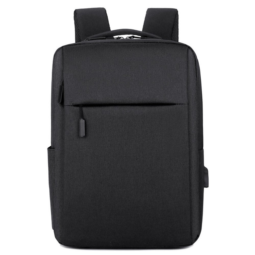 Casual Nylon Oxford Cloth Backpack Waterproof Laptop Dual Shoulders Bag with USB Port