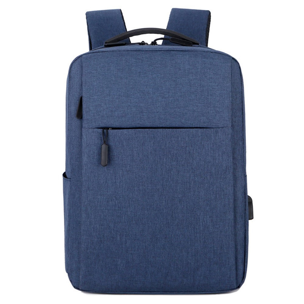 Casual Nylon Oxford Cloth Backpack Waterproof Laptop Dual Shoulders Bag with USB Port