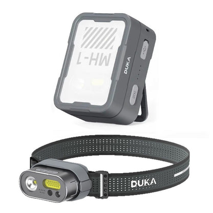 XIAOMIYOUPIN DUKA MH1 2Pcs Intelligent Sensor Headlamp 8 Modes Lightweight Head Light with Charging Case (Chinese Version)