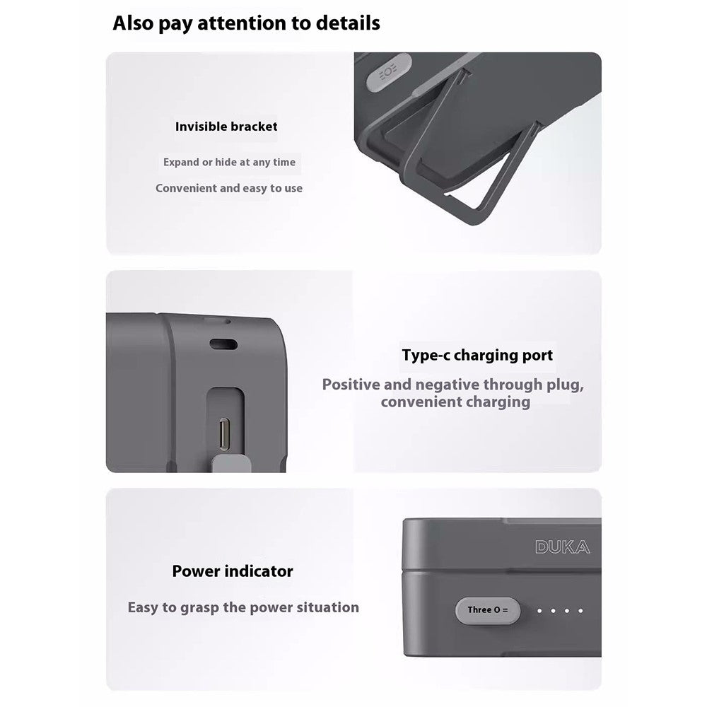 XIAOMIYOUPIN DUKA MH1 2Pcs Intelligent Sensor Headlamp 8 Modes Lightweight Head Light with Charging Case (Chinese Version)