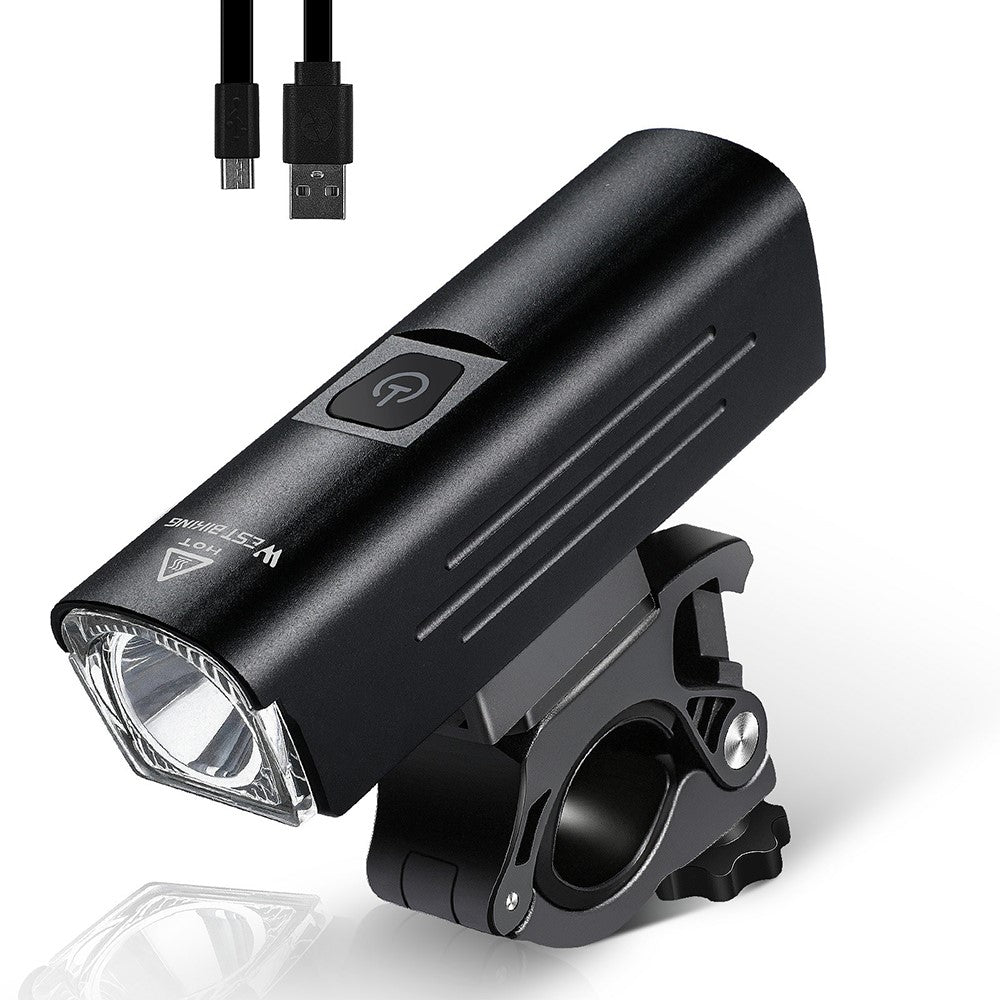 WEST BIKING YP0701295 1300LM Mountain Bike Headlight USB Rechargeable Flashlight