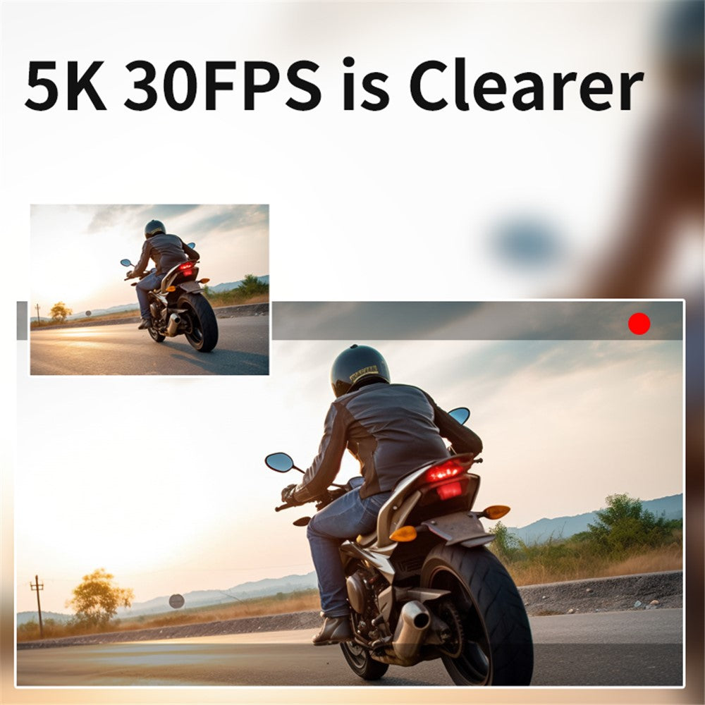 V5 5K WiFi EIS Action-Kamera - Wasserdicht bis 30m, Dual Screen