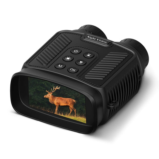 DT59 HD Video Binocular Night Vision Goggles Hunting Camera Support 128GB Memory Card Storage