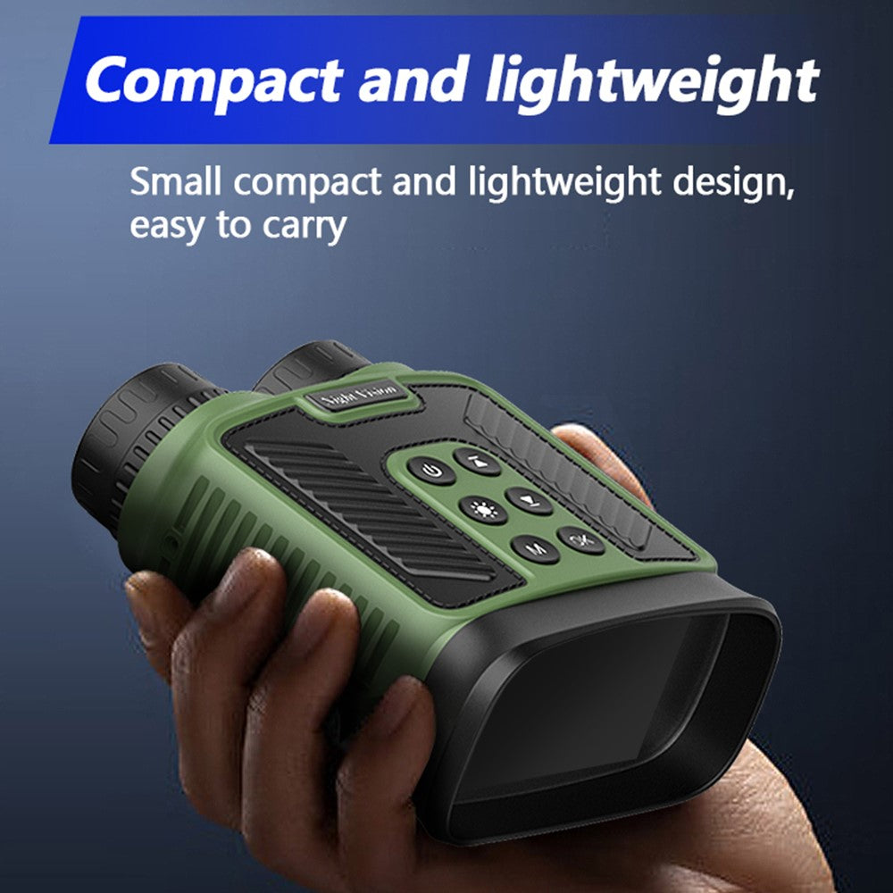 DT59 HD Video Binocular Night Vision Goggles Hunting Camera Support 128GB Memory Card Storage