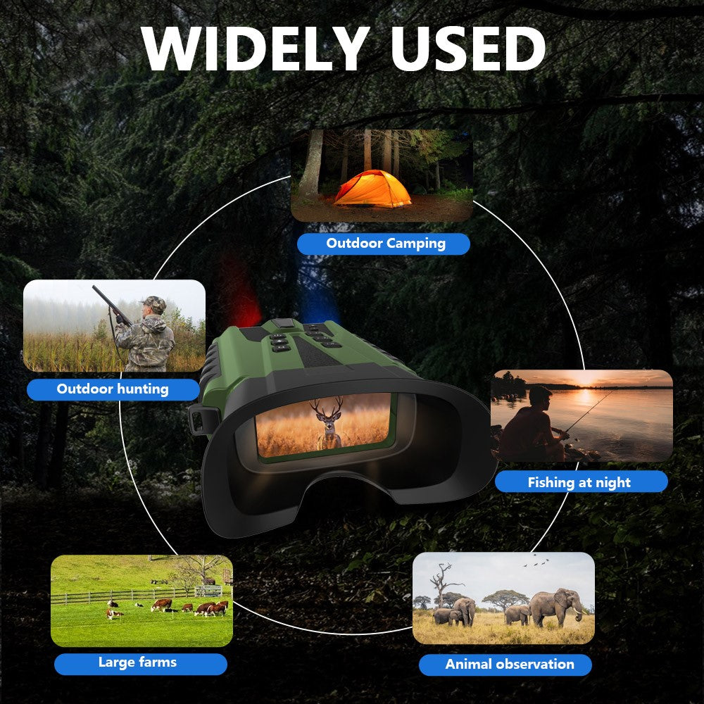 DT49 HD Photo Bird Watching Binoculars Full Color Night Vision Digital Telescope