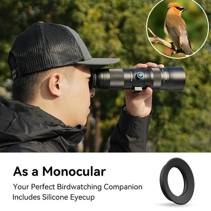 APEXEL APL-T20-60X Monocular Telescope 20-60X Zoom High Magnification HD Portable Telescope for Concert / Bird Watching