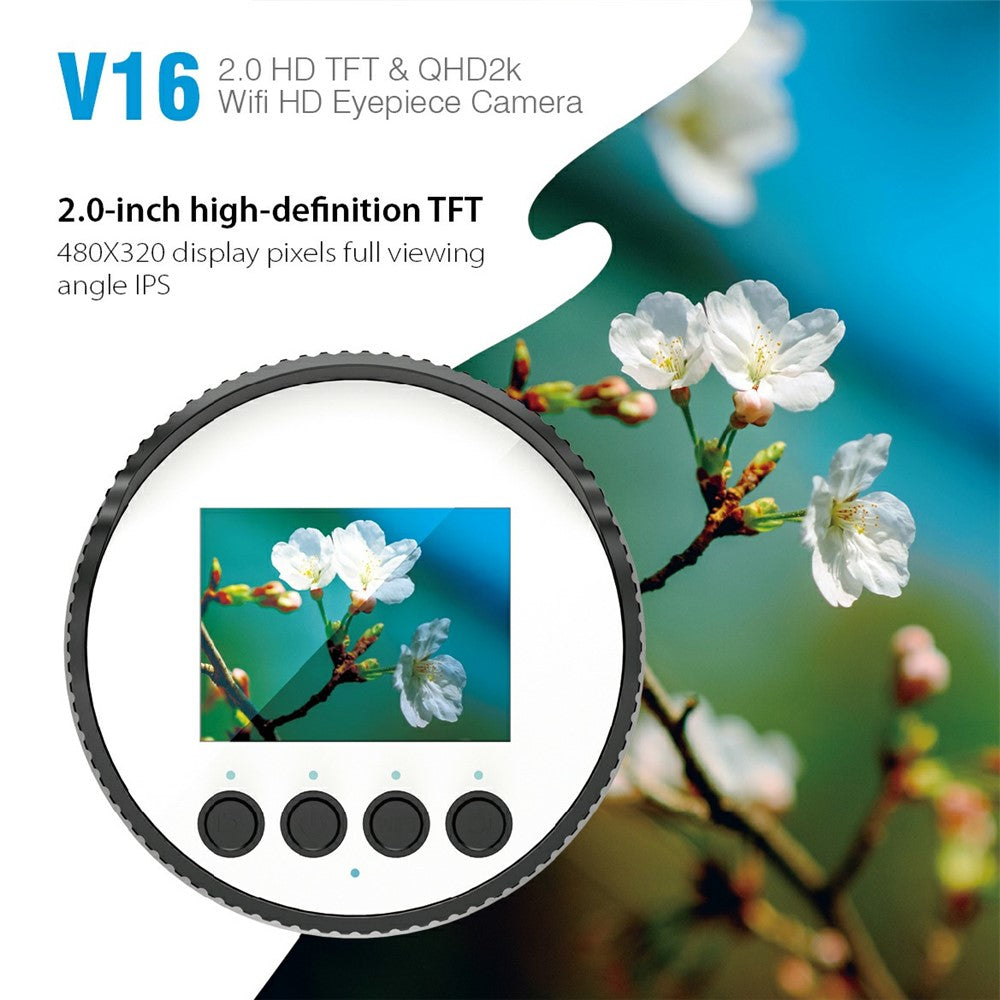 V16 2.0 TFT Screen WiFi Digital Eyepiece Camera Astronomical Observation Telescope