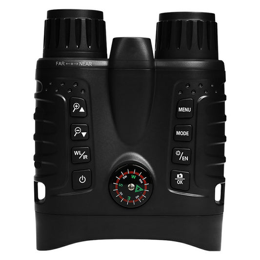 NV2185 3.2 Inch TFT Screen Binoculars for Outdoor Exploration 8x Digital Zoom Infrared Night Vision Telescope with Compass