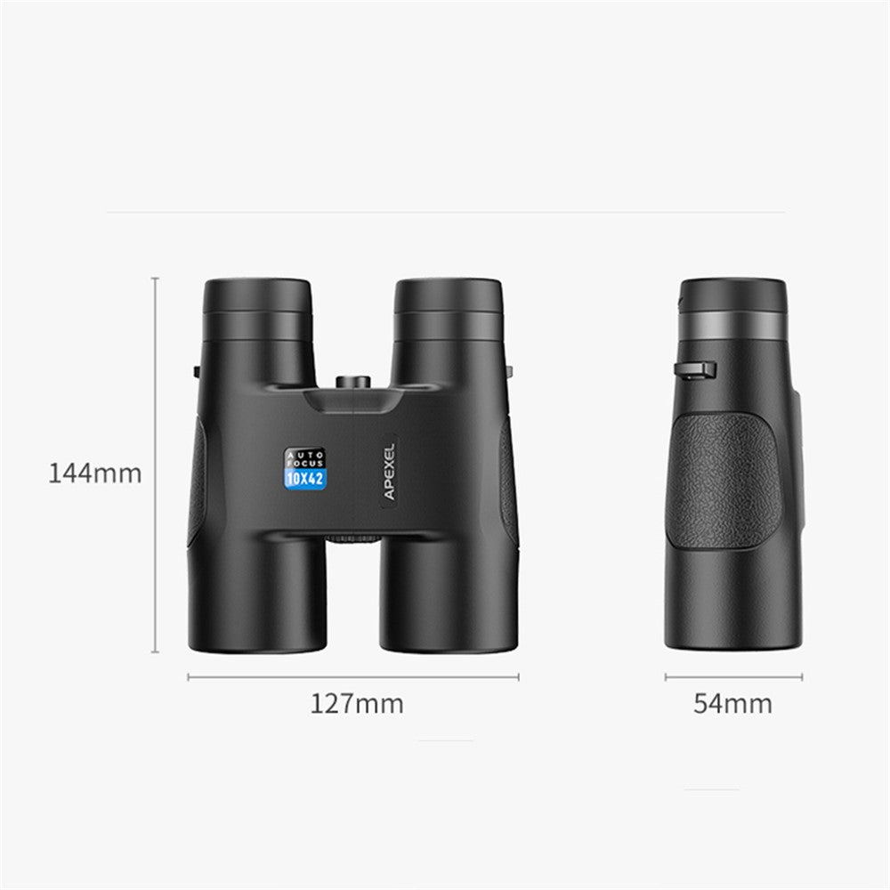 APEXEL 10x42 Binoculars Outdoor Birding Telescope Fixed Focus Lens 42mm Objective Telescope