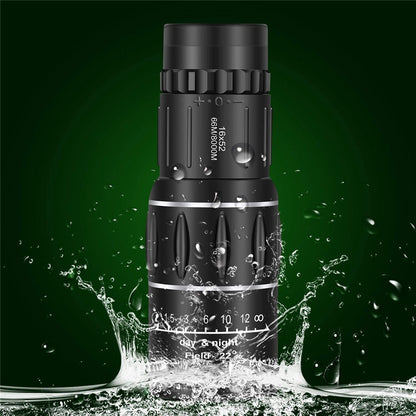 AM-D20 16x52 HD Portable Monocular 66 / 8000M Optics Zoom Telescope Bak4 Prism Compact Scope