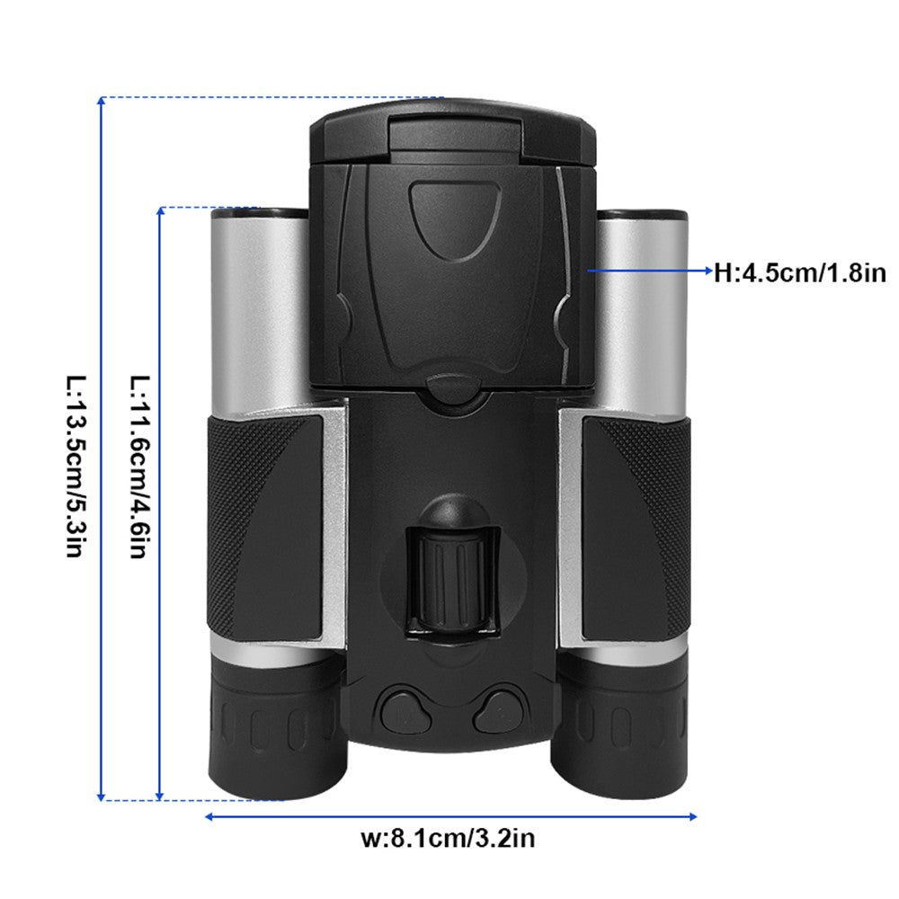 DT10 2.0" IPS LCD Screen Display Binoculars 10X HD Video Photo Recorder Binoculars for Bird Watching