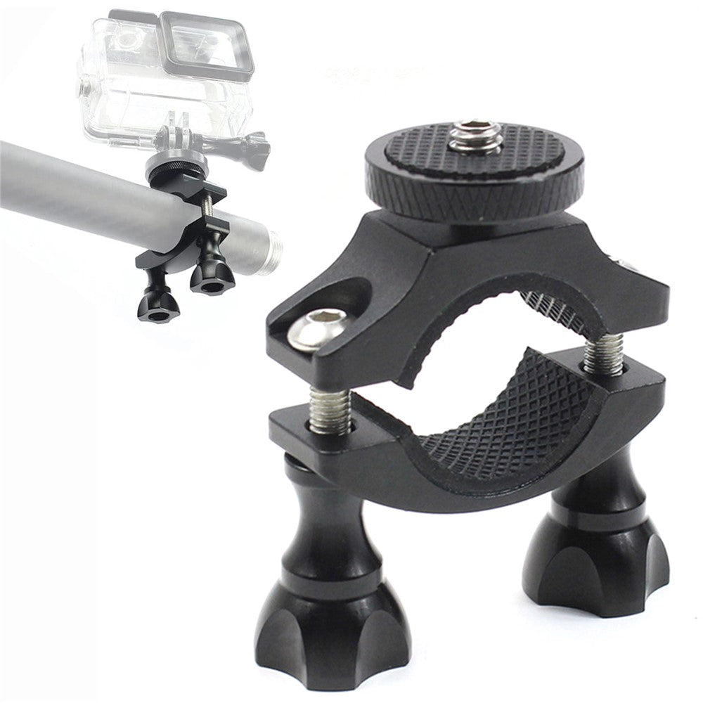 KF27870 Bike Camera Mount 1 / 4-inch Screw Adapter Bicycle Action Camera Bracket for GoPro / DJI Osmo