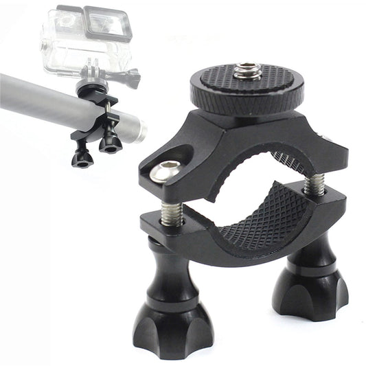 KF27870 Bike Camera Mount 1 / 4-inch Screw Adapter Bicycle Action Camera Bracket for GoPro / DJI Osmo