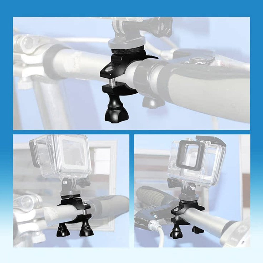 KF27870 Bike Camera Mount 1 / 4-inch Screw Adapter Bicycle Action Camera Bracket for GoPro / DJI Osmo