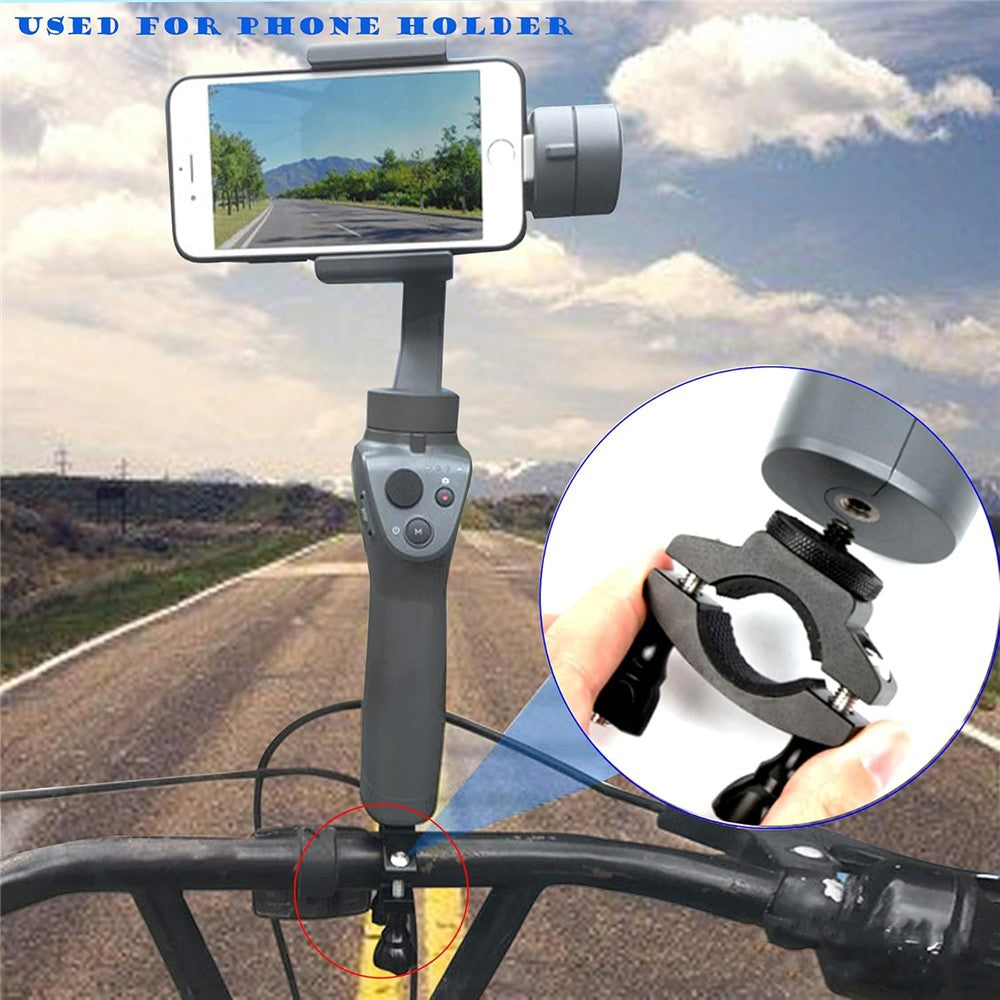 KF27870 Bike Camera Mount 1 / 4-inch Screw Adapter Bicycle Action Camera Bracket for GoPro / DJI Osmo
