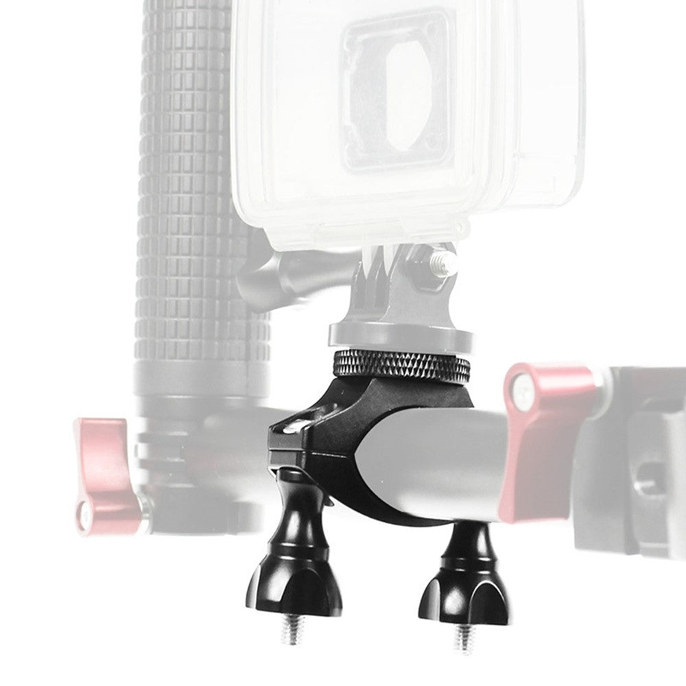 KF27870 Bike Camera Mount 1 / 4-inch Screw Adapter Bicycle Action Camera Bracket for GoPro / DJI Osmo