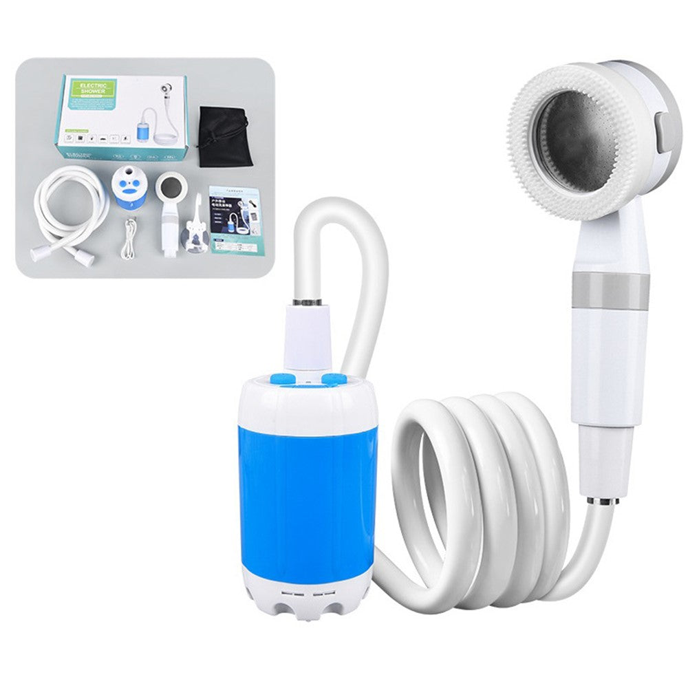 4000mAh Electric Shower Camping Portable Shower Head Pump for Outdoor Hiking Travel