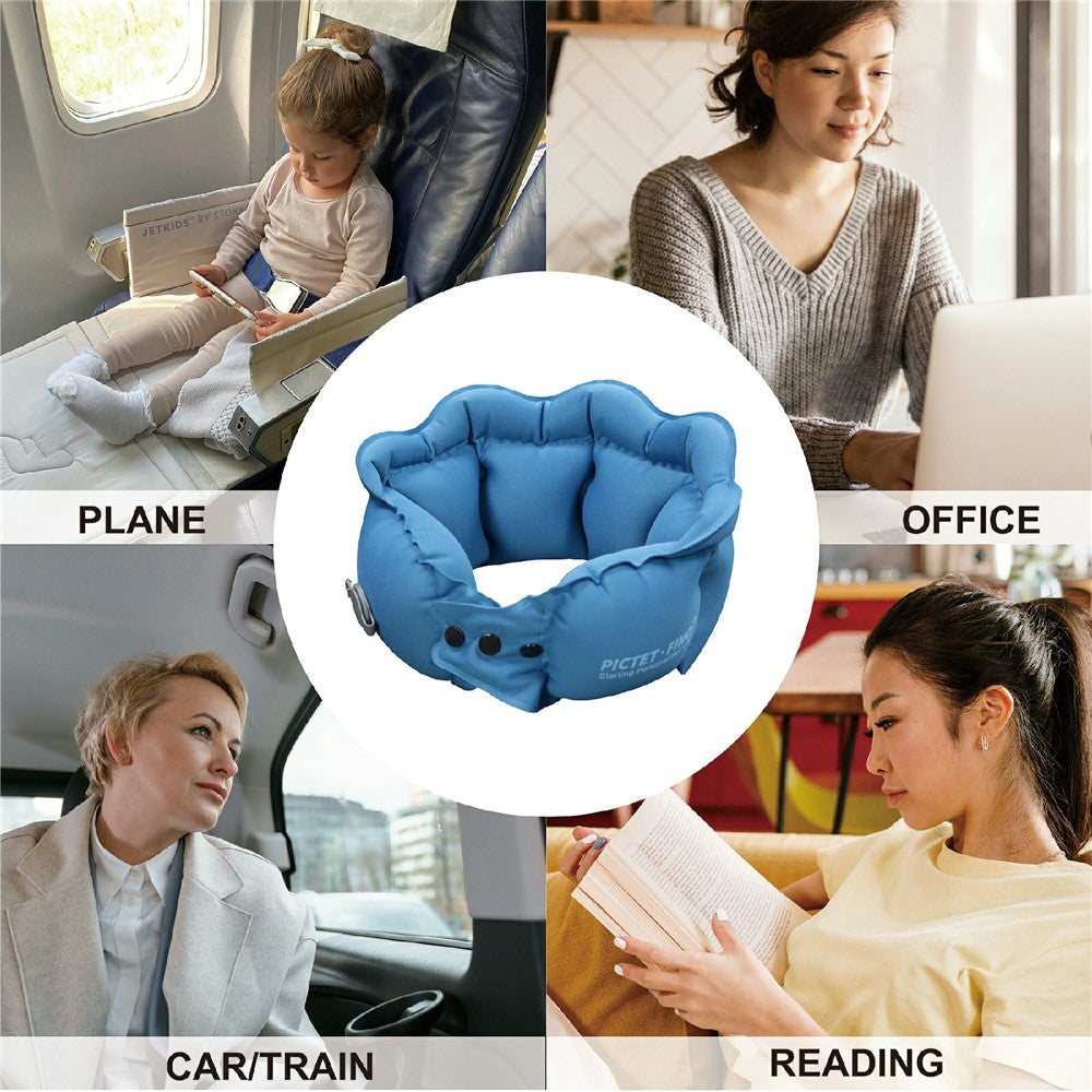 PICTET.FINO RH40 Inflatable Neck Pillow Travel-Friendly Portable Neck Pillow