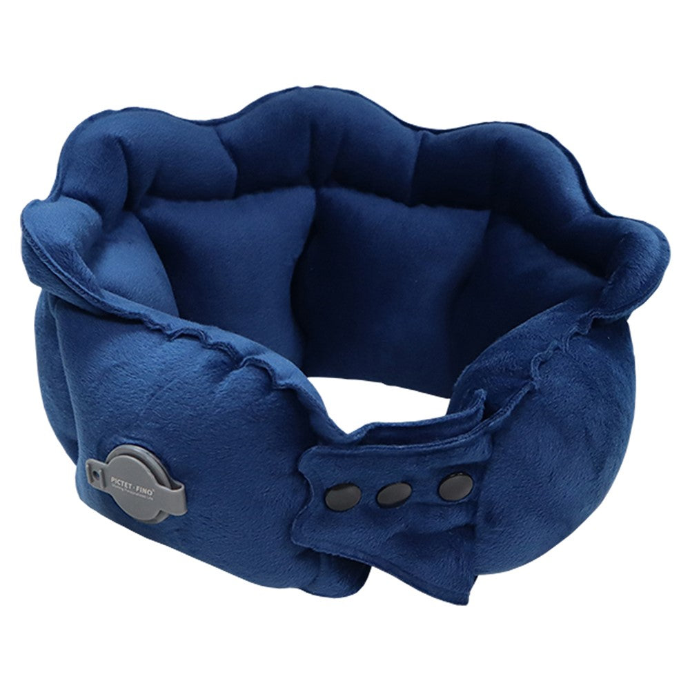 PICTET.FINO RH66 Crystal Velvet Inflatable Neck Pillow Travel-Friendly Portable Neck Pillow