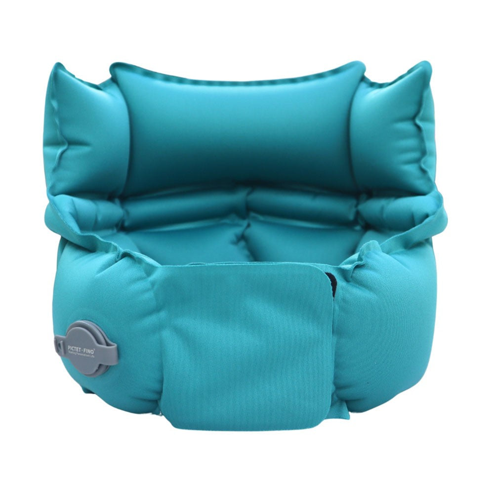 PICTET.FINO PF110A Inflatable Neck Pillow Extended Height Compact Travel Cushion for Home / Outdoor
