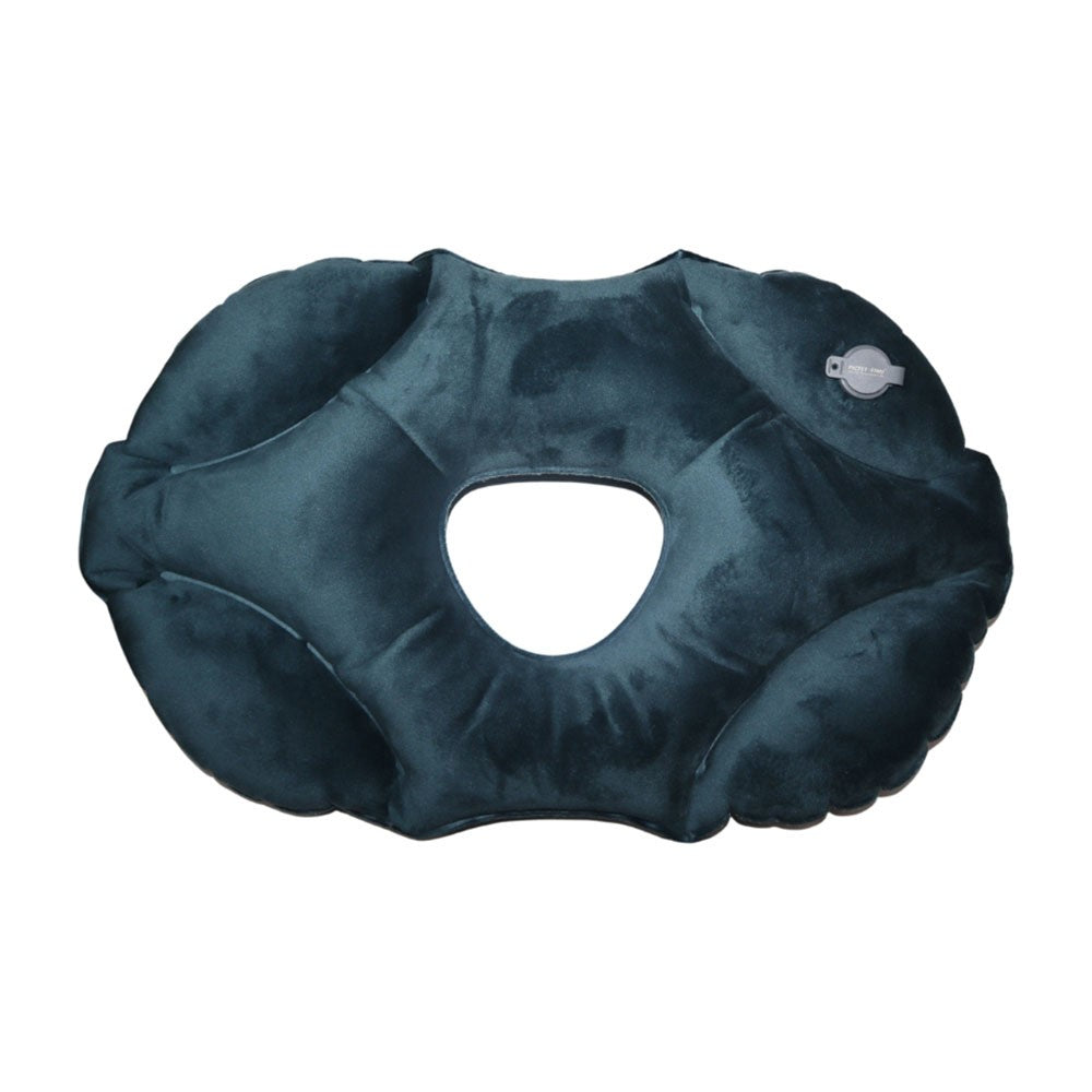 PICTET.FINO PF111B Inflatable Pillow for face Down Sleeping Crystal Velvet Portable Pillow