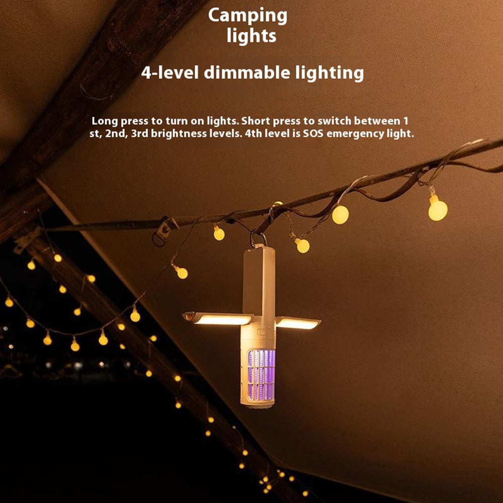 WT-L22 LED Mosquito Killer Lamp USB Rechargeable Camping Tent Outdoor Repellent Light Night Lamp