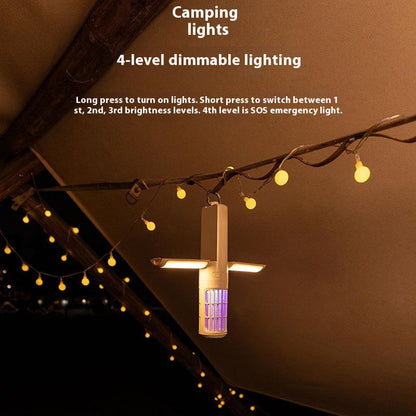 WT-L22 LED Mosquito Killer Lamp USB Rechargeable Camping Tent Outdoor Repellent Light Night Lamp