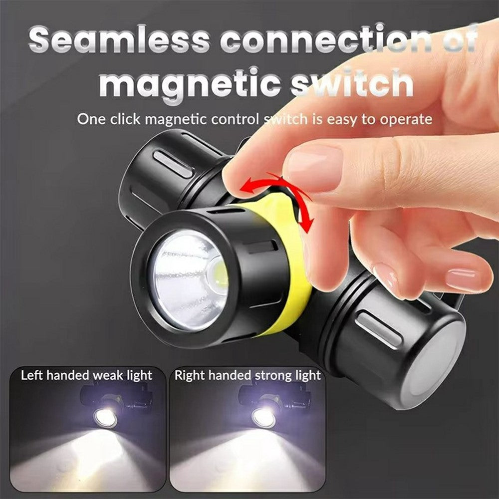 D1379 Professional XHP70 LED Scuba Diving Headlamp IPX8 Waterproof High Low Beam Underwater Head Torch (No Battery)