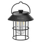 Vintage Iron Art Rechargeable Camping LED Light Portable Outdoor Tent Lantern Hanging Lamp