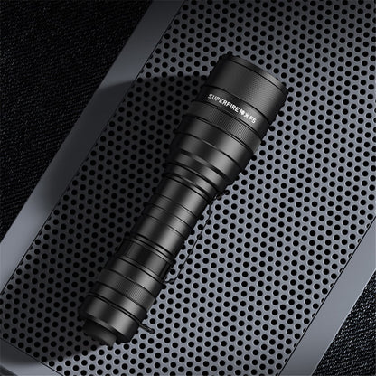 SUPERFIRE F5 Zoomable Flashlight Waterproof Portable Night Light with Waist Clip, Direct Charging Model