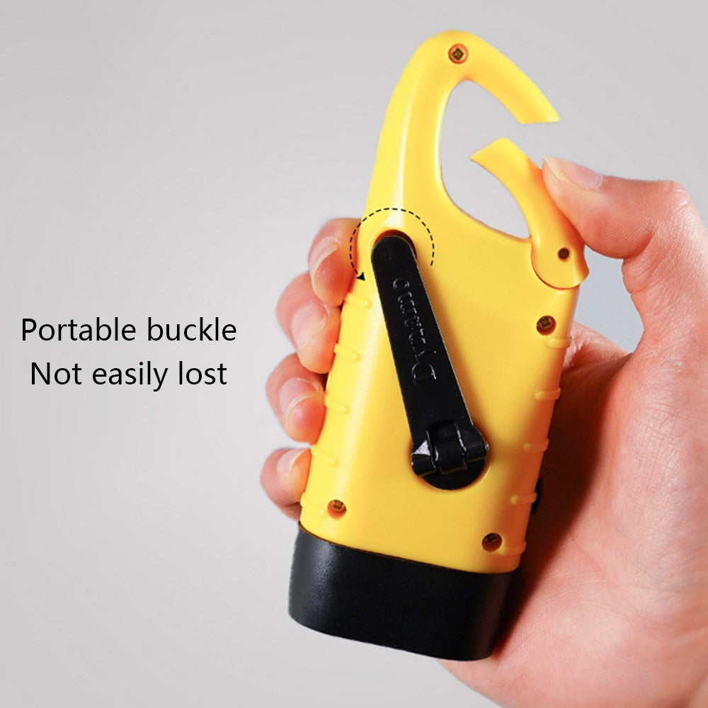 AOTU Outdoor Emergency Solar Power Hand Crank Flashlight LED Hand Crank Power Lights
