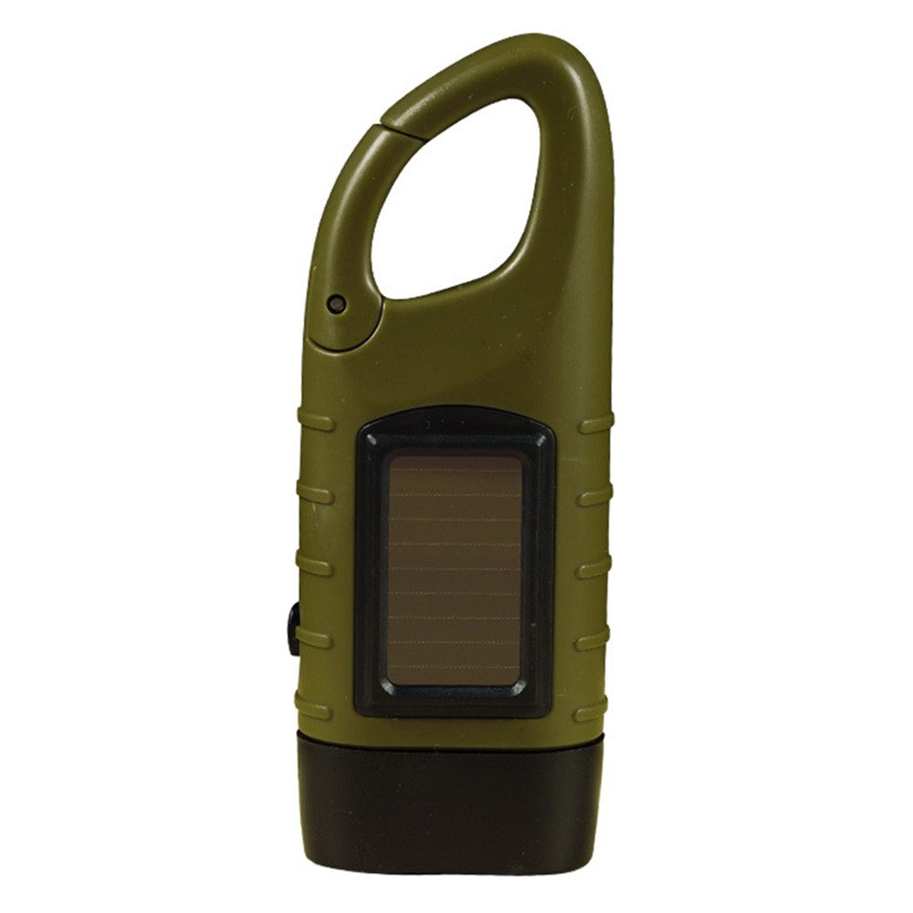 AOTU Outdoor Emergency Solar Power Hand Crank Flashlight LED Hand Crank Power Lights