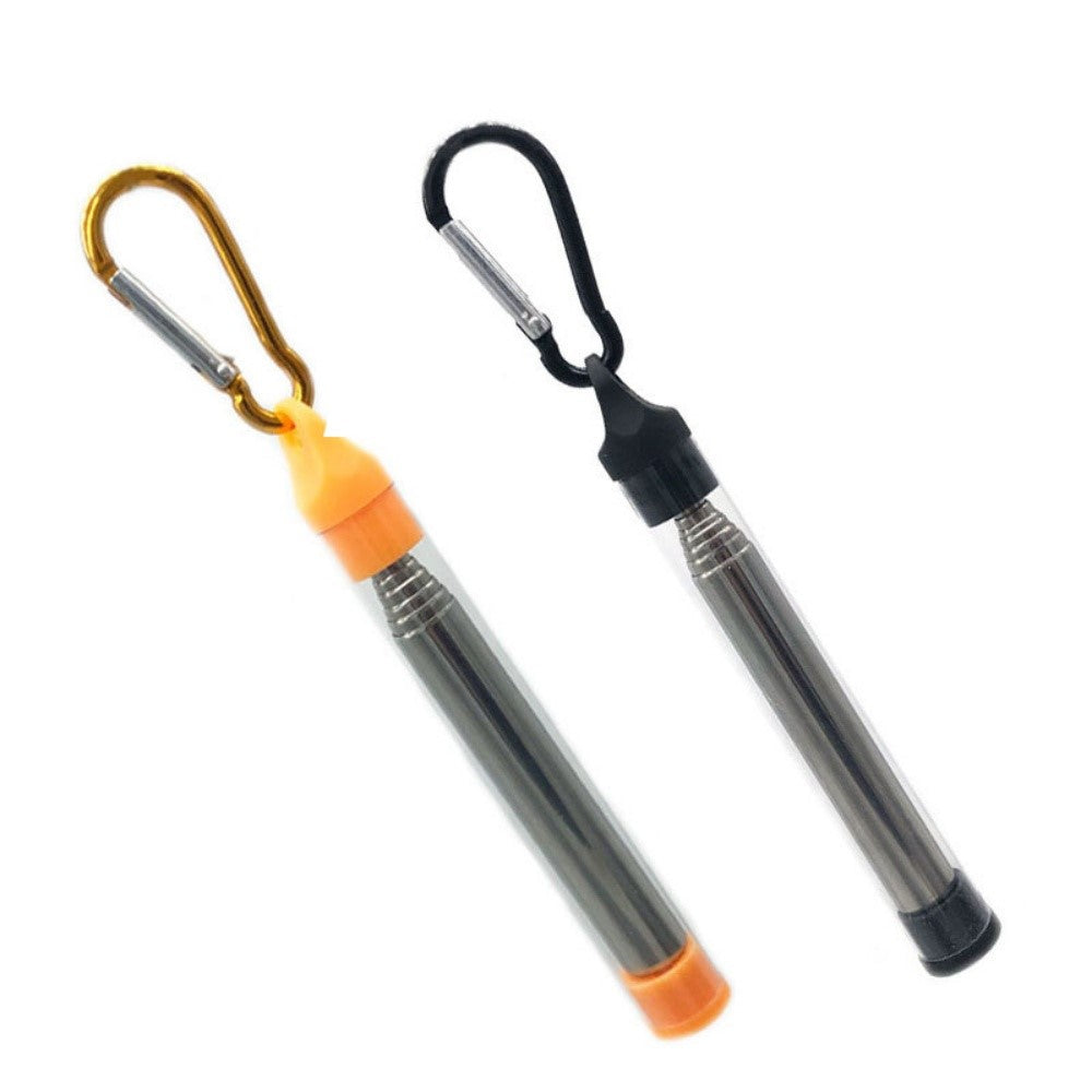 304 Stainless Steel Fire Blowing Tube Outdoor Camping Retractable Fire Blowing Stick