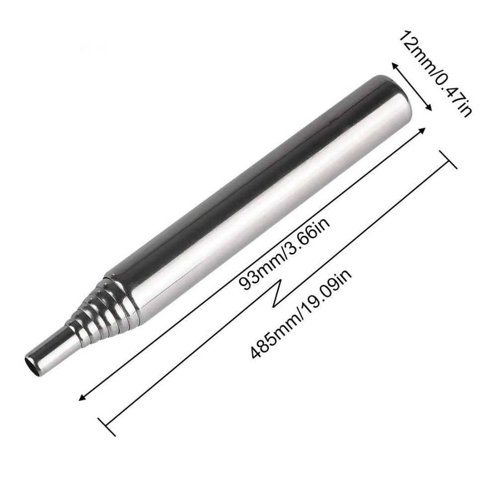 304 Stainless Steel Fire Blowing Tube Outdoor Camping Retractable Fire Blowing Stick