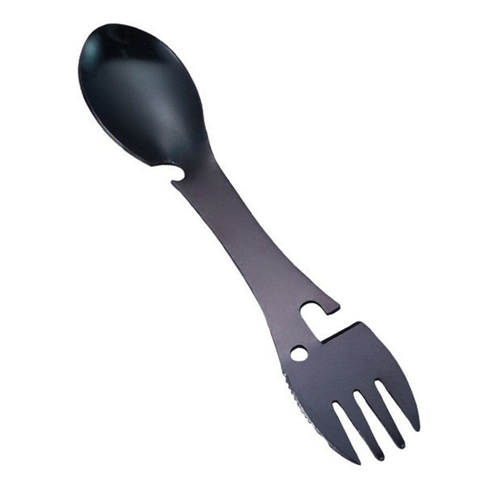 DY6989 Spork Stainless Steel Spoon Fork Knife Bottle Can Opener (BPA-Free, No FDA)